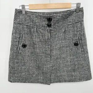 Taikonku Anthropologie Wool Blend Mini Skirt - Sz 6
